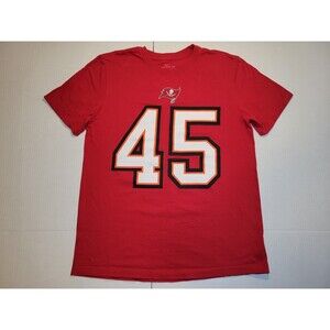 Nike NFL Tampa Bay Buccaneers Devin White #45‎ Men’s Medium Apparel Red T-Shirt